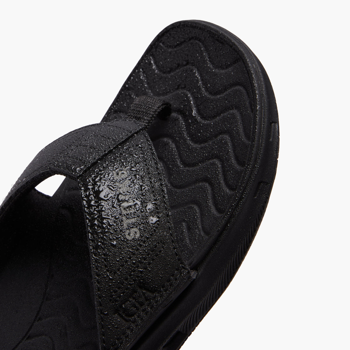 STRIKE Narrowtooth men's flip flop black, image 2 of 8