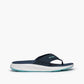 STRIKE Narrowtooth men's flip flop navy and aqua, image 1 of 8