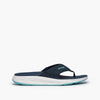 STRIKE Narrowtooth Men's Flip Flop, Navy and Aqua