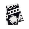 Ruby Mint Sifnos Oversized Cotton Beach Towel, Black and White