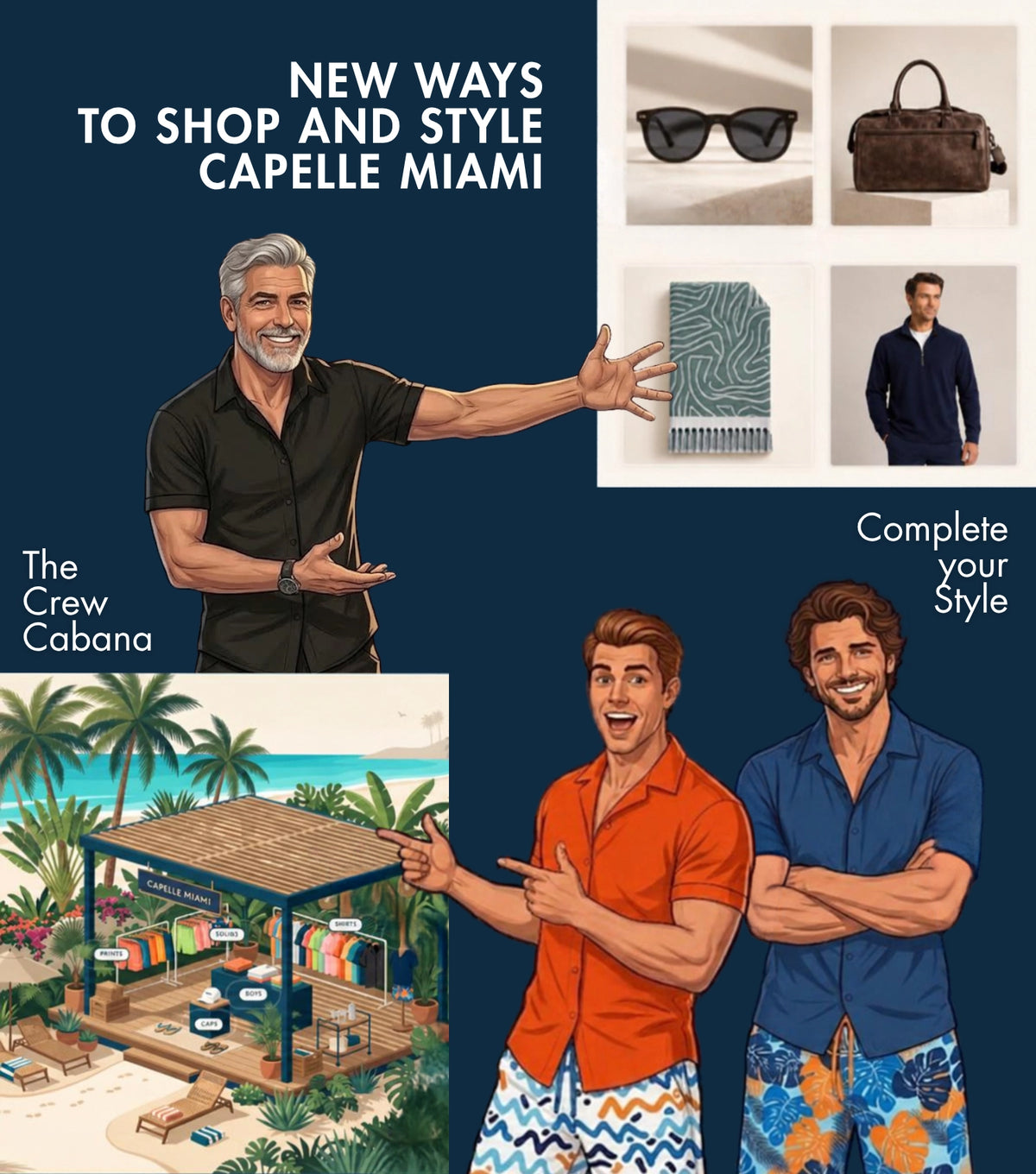 The Crew introduces The Crew Cabana and Complete the Look at Capelle Miami