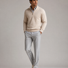 Men's Voey Quarter Zip Sweatshirt, Camel