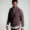 Men's Voey Quarter Zip Sweatshirt, Espresso