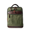 Maxwell Waxed Canvas and Leather 16 Inch Laptop Backpack