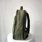 Miami Leathers Maxwell waxed canvas and leather laptop backpack, image 10 of 10