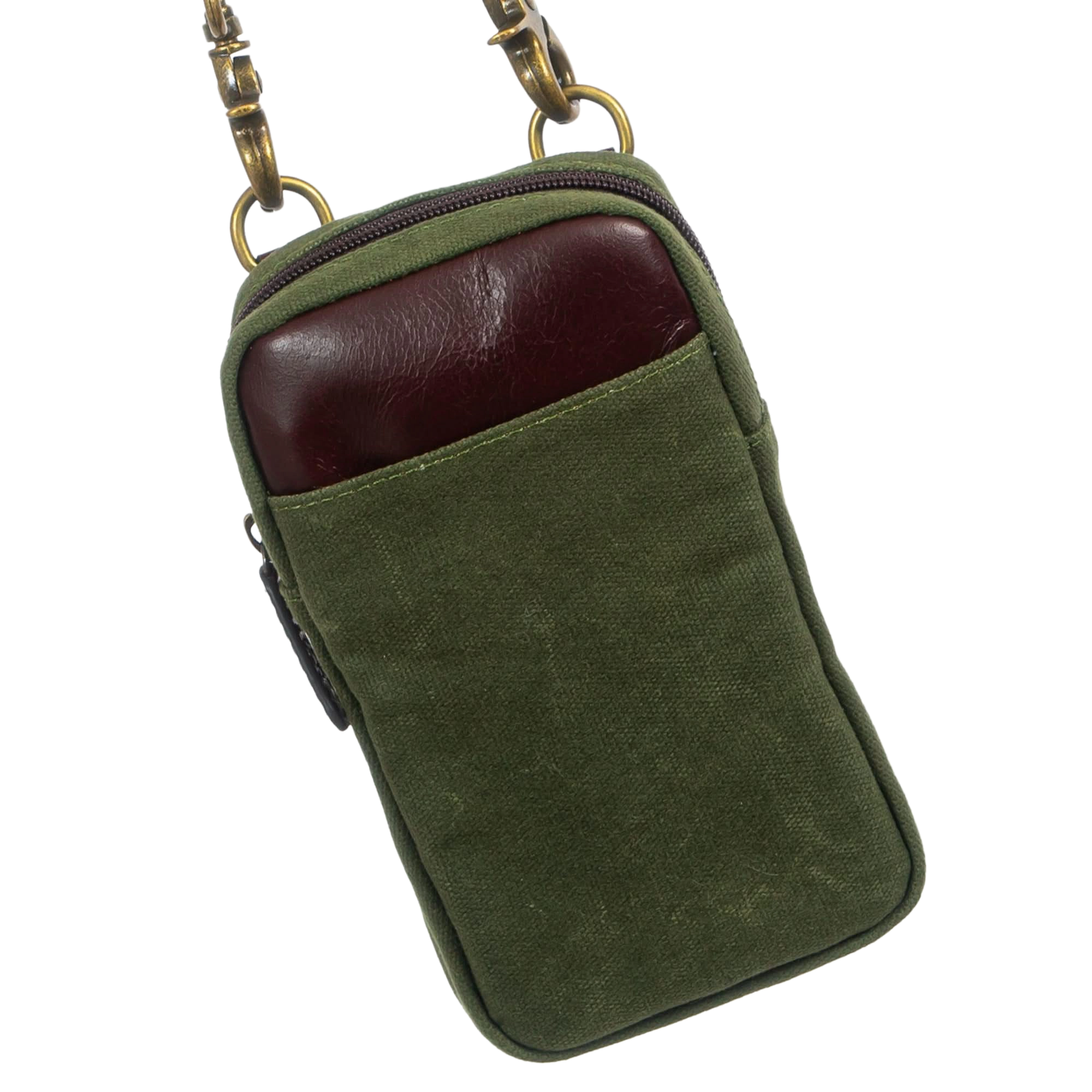 Maxwell Waxed Canvas Crossbody Phone Pouch Wallet