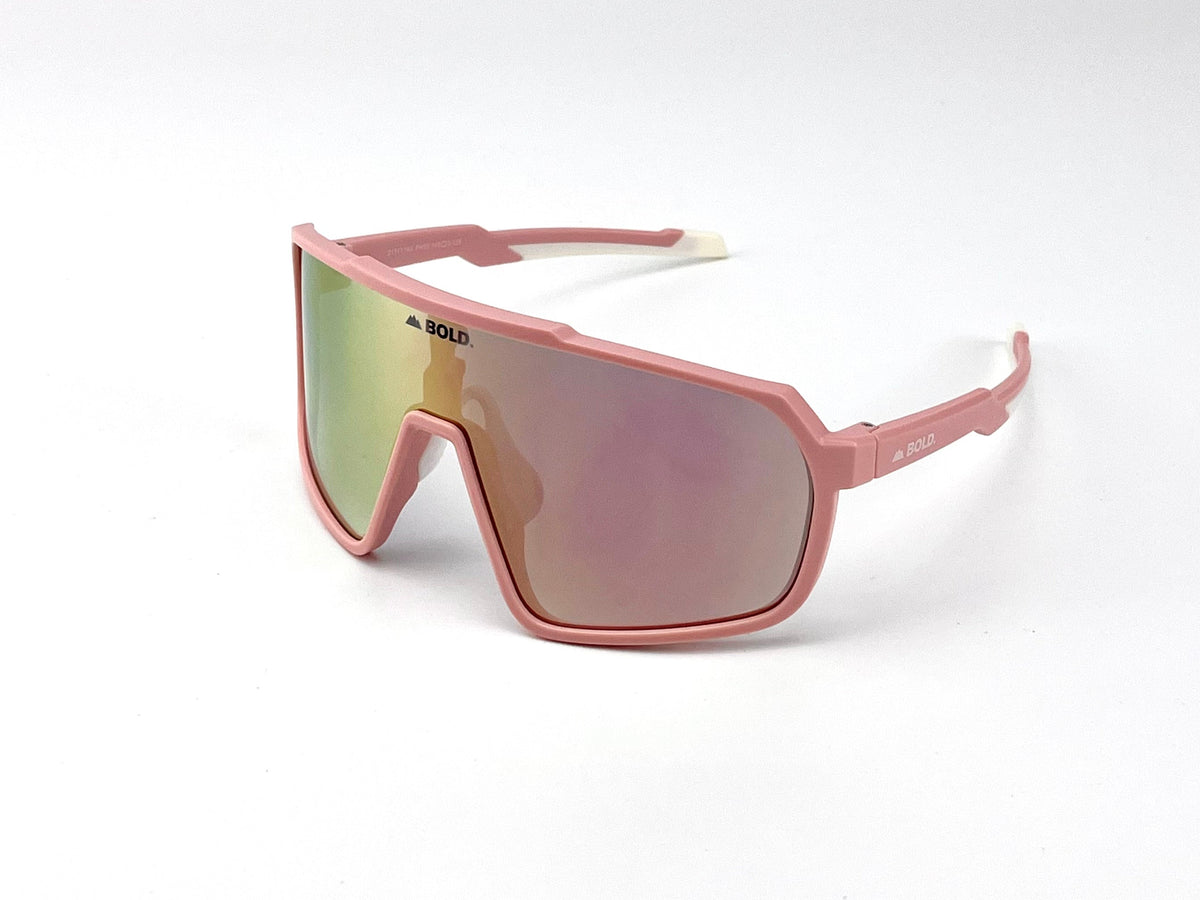 BOLD Slayers oversized photochromic sunglasses in pink, view 1