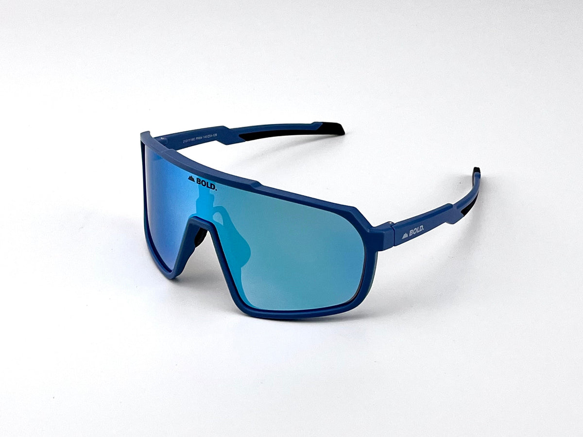 BOLD Slayers oversized photochromic sunglasses in blue, view 1