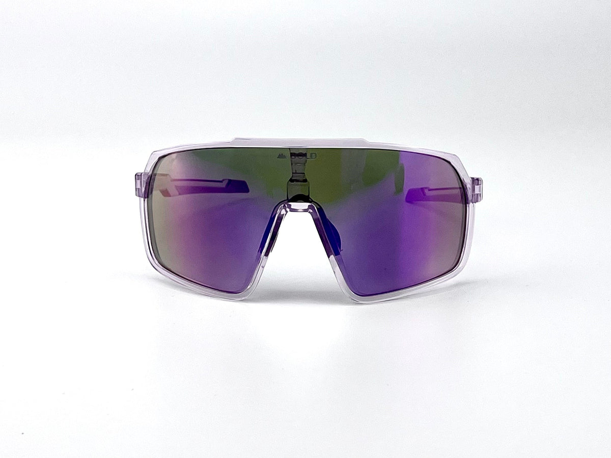 BOLD Slayers oversized photochromic sunglasses in purple, view 2