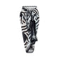 Ruby Mint Mykonos cotton pareo, midnight black and white sun pattern, image 3 of 4