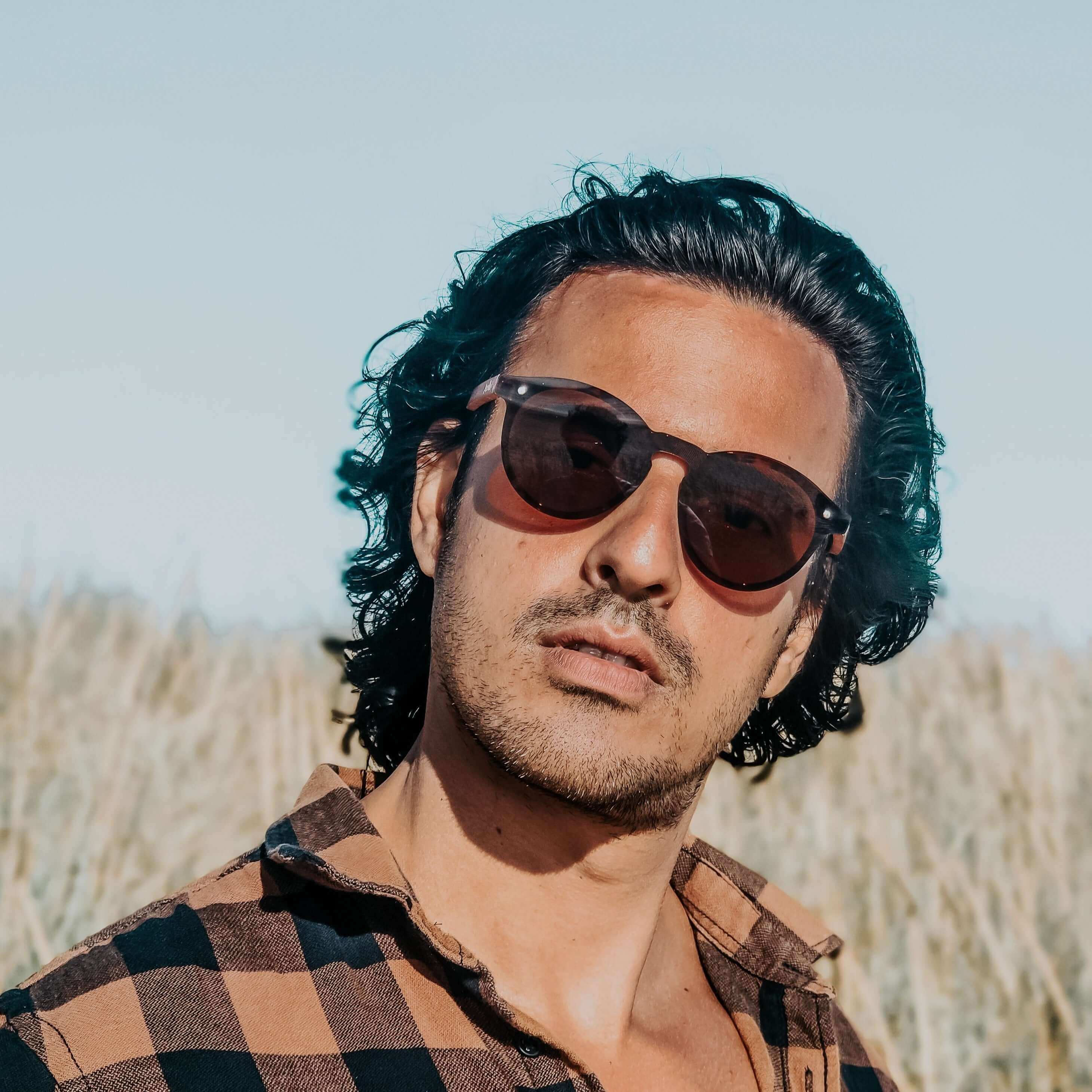 Alona Polarized Bio Acetate and Walnut Sunglasses