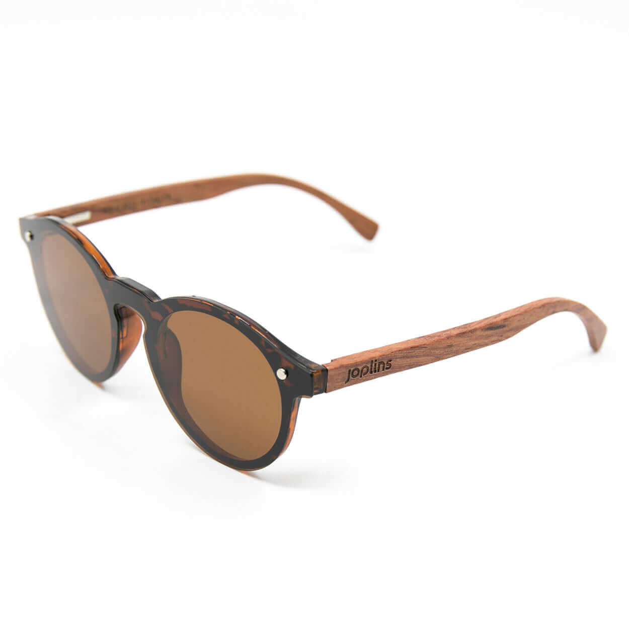 JOPLINS Alona polarized bio acetate and walnut sunglasses, image 3 of 8