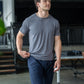 Alyth Active ALIVE Strong Tee in Palace Green, back view