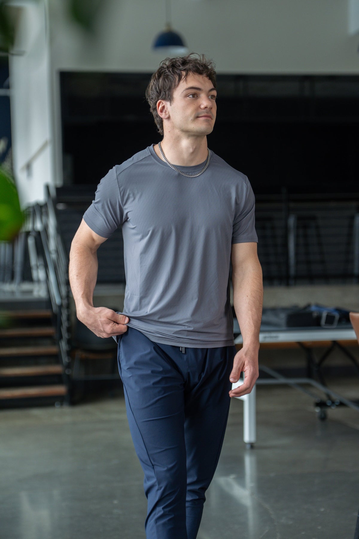 Alyth Active ALIVE Strong Tee in Palace Green, back view