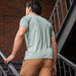 Alyth Active ALIVE Strong Tee in Palace Green, front view