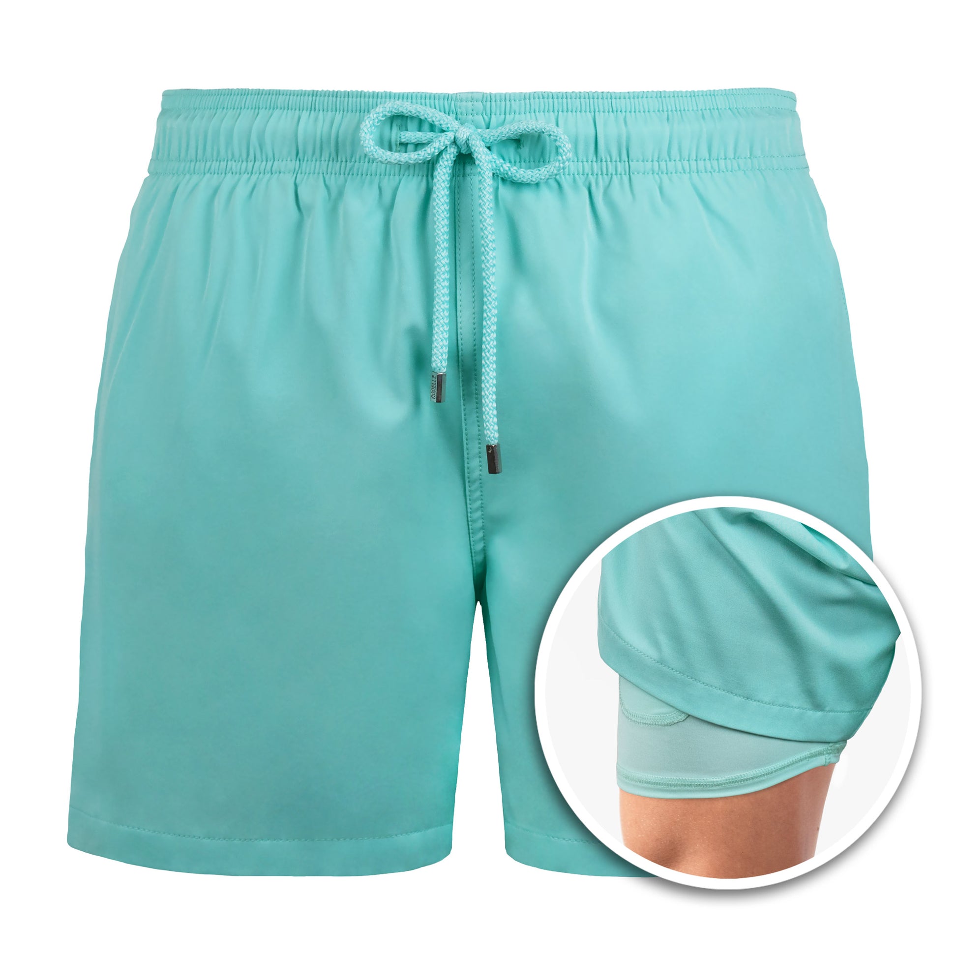 length:classic aqua blue hybrid short features