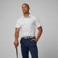 Greatness Wins Athletic Tech Polo in Baby Blue, view 2