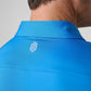 Greatness Wins Athletic Tech Polo in Sonic Blue, view 4
