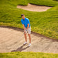 Greatness Wins Athletic Tech Polo in Sonic Blue, view 2