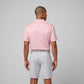 Greatness Wins Athletic Tech Printed Polo in Pink Ditsy, view 3