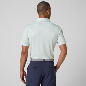 Greatness Wins Athletic Tech Printed Polo in Mint Blur, view 2