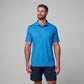 Greatness Wins Athletic Tech Printed Polo in Sonic Blue Geo, view 4