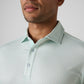 Greatness Wins Athletic Tech Printed Polo in Mint Blur, view 4