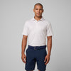 Athletic Tech Printed Polo, White Geo