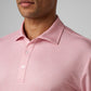 Greatness Wins Athletic Tech Printed Polo in Pink Ditsy, view 6