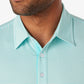 Greatness Wins Athletic Tech Stripe Polo in Blue Turq, view 7