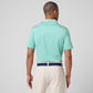 Greatness Wins Athletic Tech Stripe Polo in Mint and Marine Green, view 5