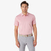 Athletic Tech Stripe Polo, Iris Pink