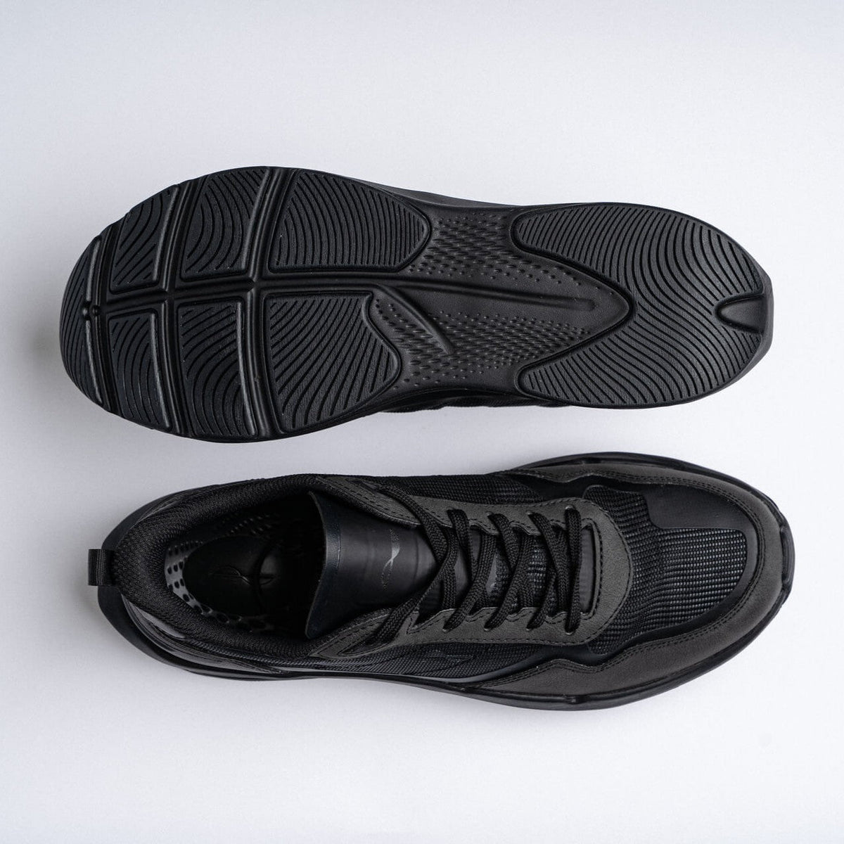 CDNCE Coastal Trainer All Black men's resort sneaker, image 5 of 6