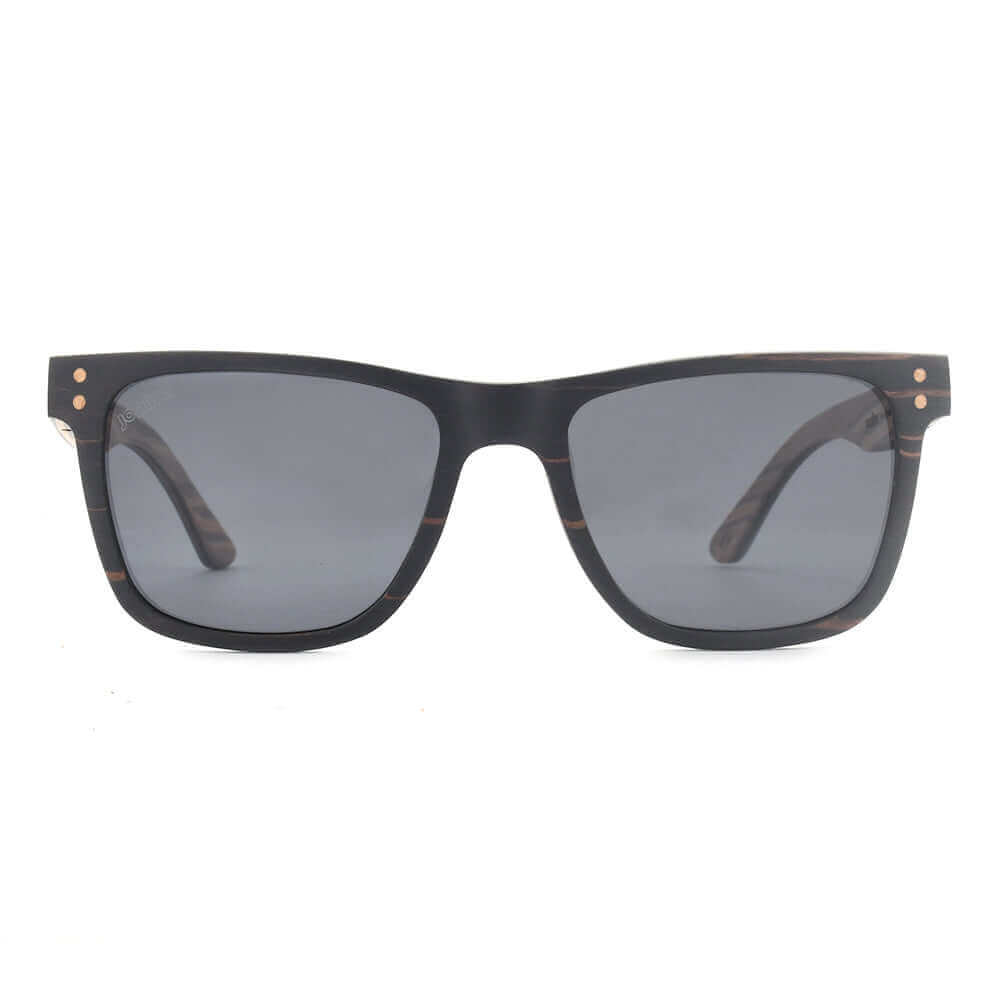 JOPLINS Benja polarized wooden veneer sunglasses, image 2 of 8