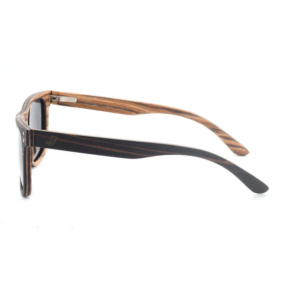 JOPLINS Benja polarized wooden veneer sunglasses, image 4 of 8