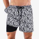 black-and-white-swim-short