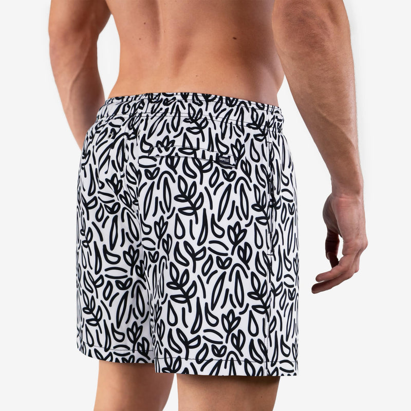 black-and-white-swim-short