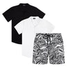 Shadow Storm – Men’s Matching Resort Set | Short + 2 Shirts