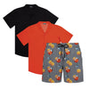 Ember Tide – Men’s Matching Resort Set | Short + 2 Shirts