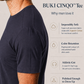 Buki CINQO men's tech tee black, image 4 of 6