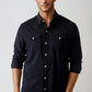 Buki CINQO Western Tech Shirt in Black