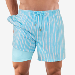 length:classic blue hamptons hybrid short studio front