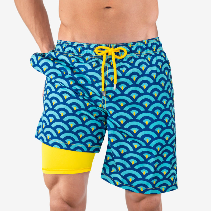 blue-and-yellow-swim-trunk