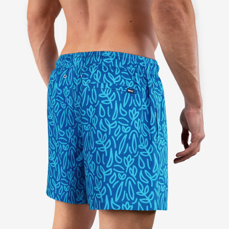 Atlas Blue Mid Length Hybrid Short