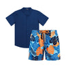 Sapphire Jungle – Men’s Matching Resort Set