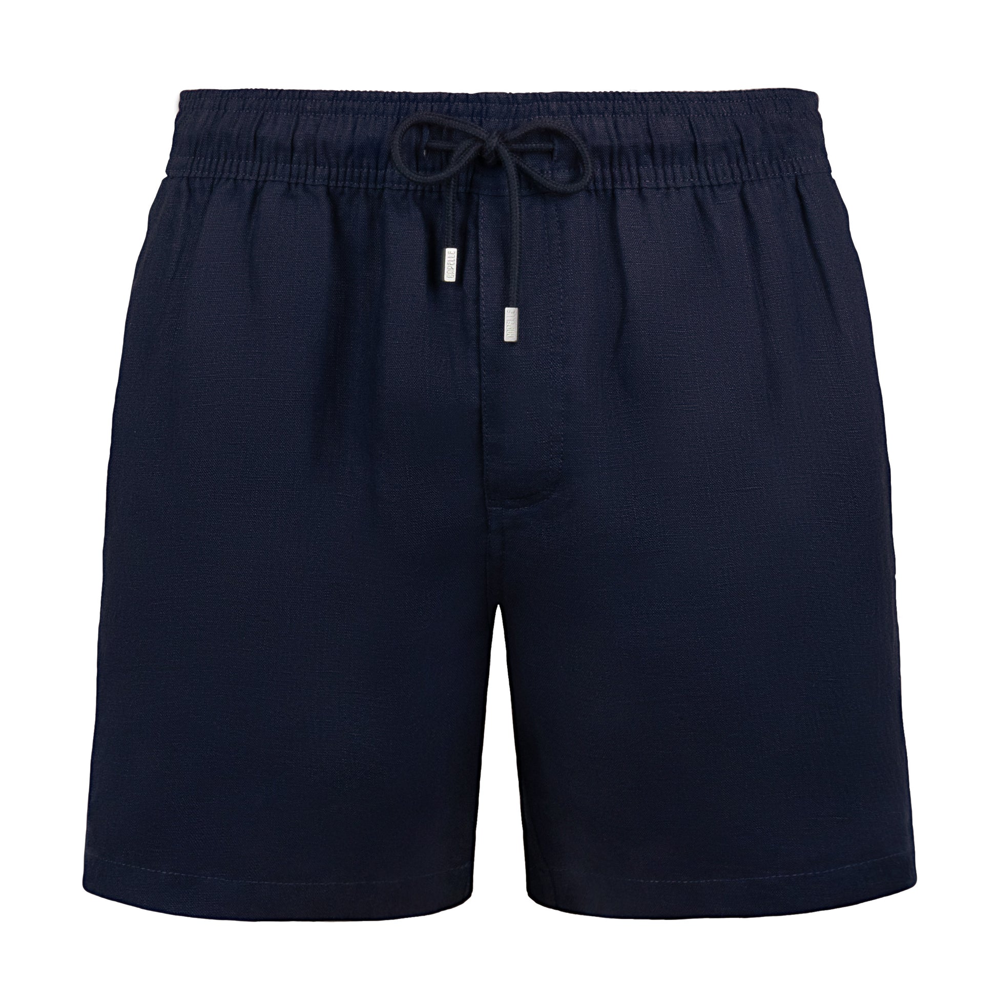 blue-linen-shorts