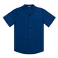 Moonlight Palms set, Blue Sapphire resort shirt