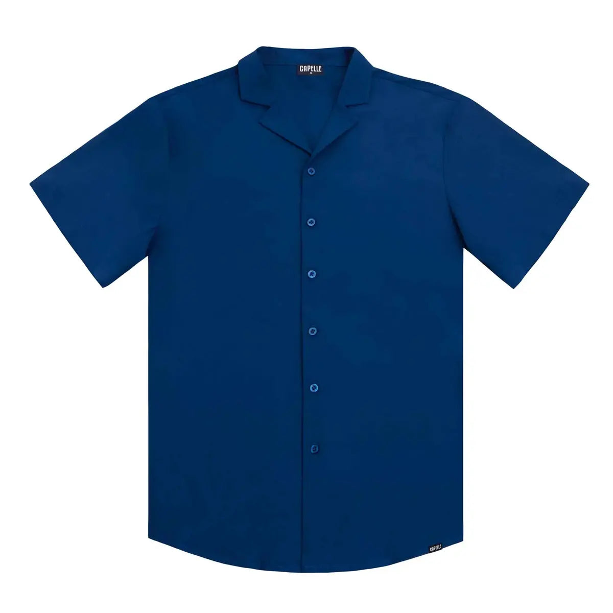 Moonlight Palms set, Blue Sapphire resort shirt