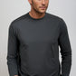 Buki CINQO Men's Long Sleeve Tech Tee in Blue Night