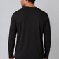 Buki CINQO men's long sleeve tech tee black, image 4 of 4